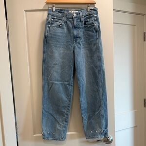 AMO Loving Tapered Leg Jeans—Snap Cuff—GREAT STYLE!! Like New!  Size 26